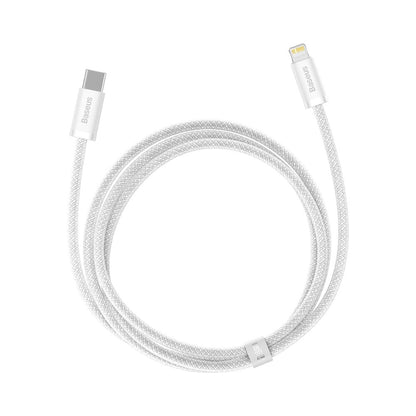 Data and Charging Cable USB-C - Lightning Baseus Dynamic Fast Charging, 20W, 2m, White CALD000102 