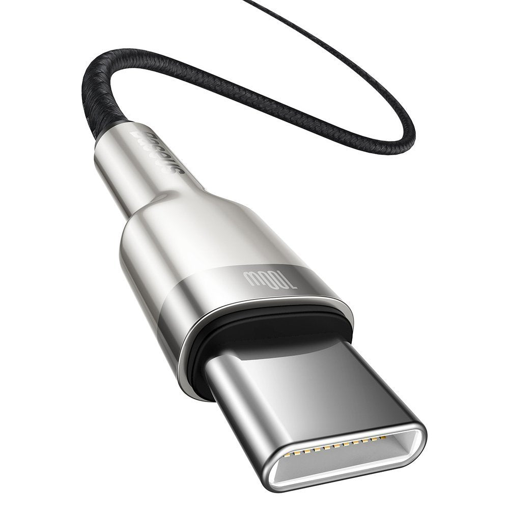 USB-C Data and Charging Cable - USB-C Baseus Cafule Metal Series, 100W, 1m, Black CATJK-C01