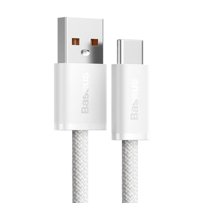 Data and Charging Cable USB-A - USB-C Baseus Dynamic Series, 100W, 2m, White CALD000702