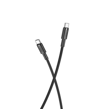 USB-C Data and Charging Cable - USB-C XO Design NB-Q199, 100W, 1.5m, Black