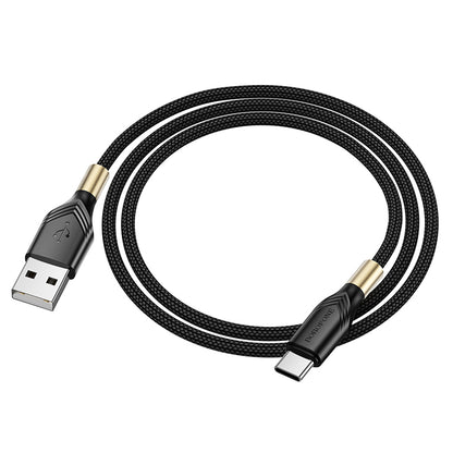 Data and Charging Cable USB-A - USB-C Borofone BX92 Advantage, 18W, 1m, Black