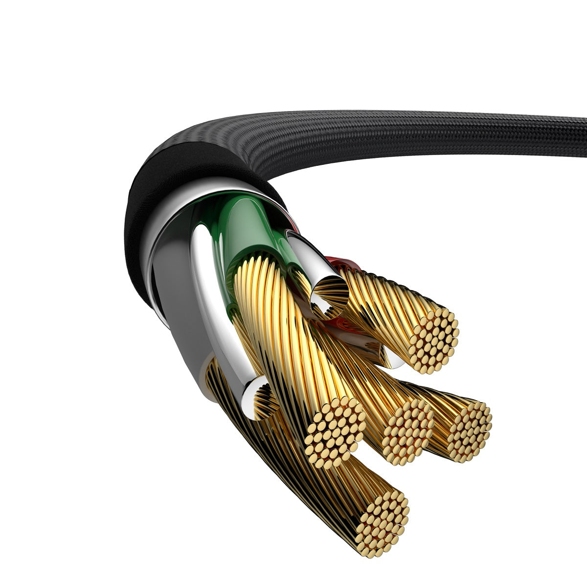 USB-C Data- en Oplaadkabel - USB-C DEVIA EC641, 240W, 1m, Zwart