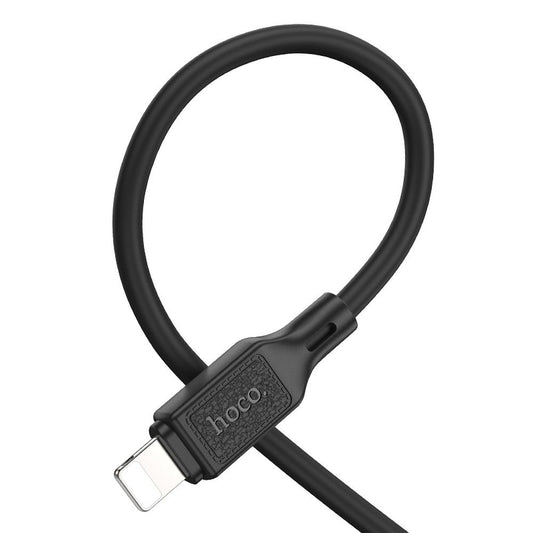 Data- en Oplaadkabel USB-A - Lightning HOCO X90, 18W, 1m, Zwart