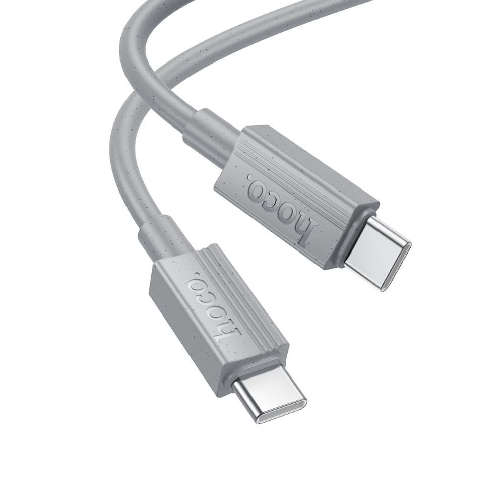 USB-C Data- en Oplaadkabel - USB-C HOCO X107, 60W, 1m, Gri