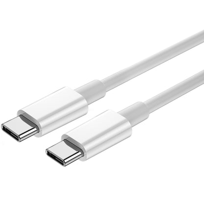 USB-C data- en oplaadkabel - USB-C WiWu C008, 100W, 1,2 m, wit 