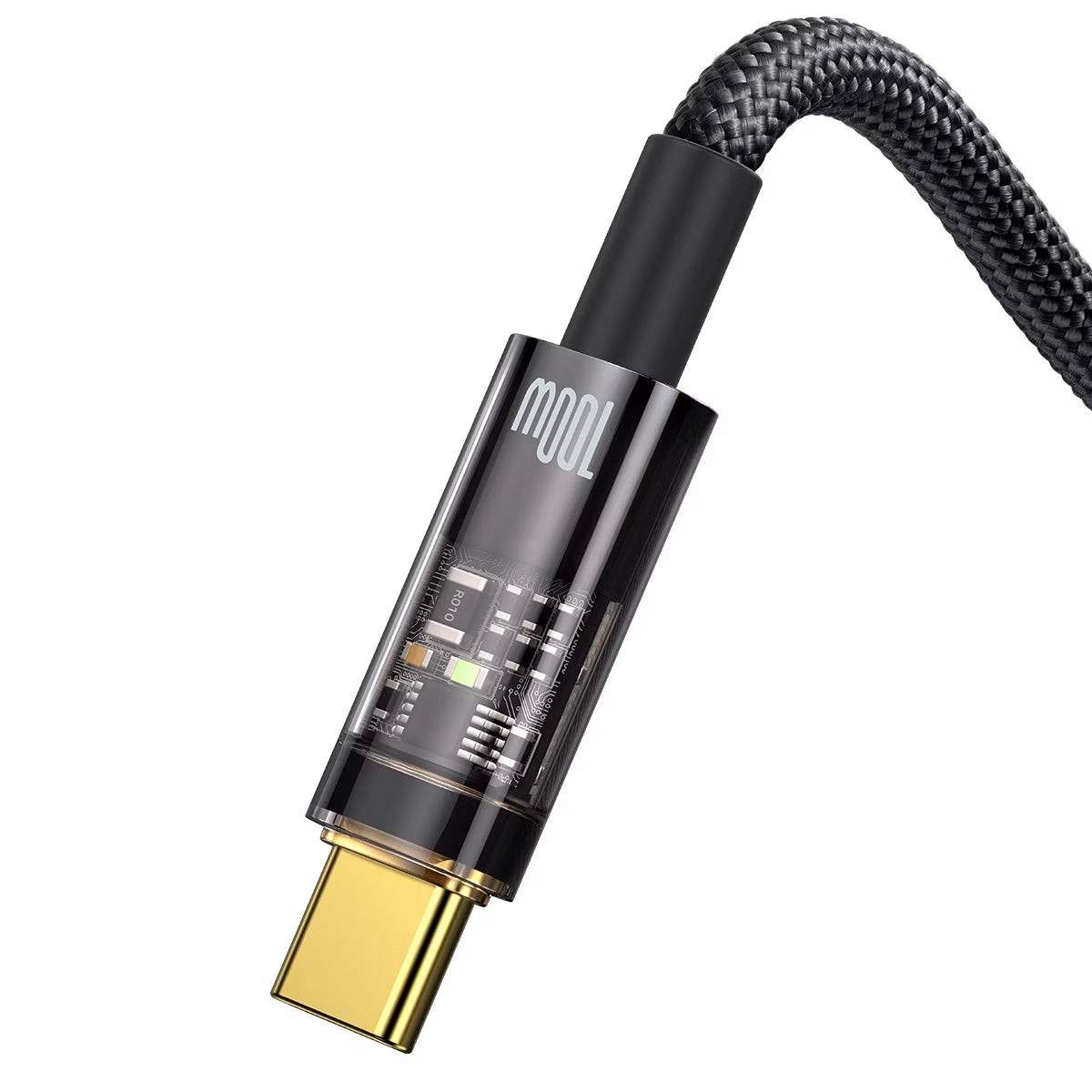 Data- en Oplaadkabel USB-A naar USB-C Baseus Explorer, 100W, 2m, Zwart CATS000301
