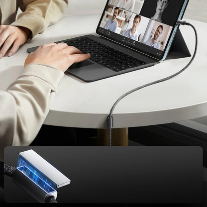 USB-A to USB-C Data and Charging Cable Joyroom S-A50, 60W, 1.2m, Gray