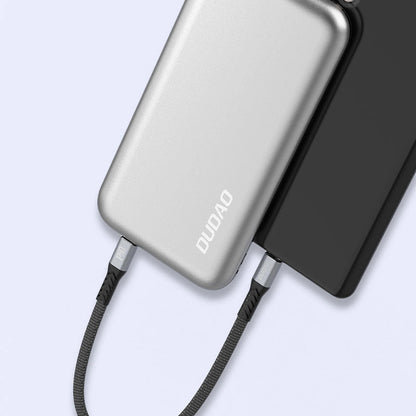 USB-C Data- en Oplaadkabel - USB-C Dudao L10C, 100W, 0.23m, Zwart