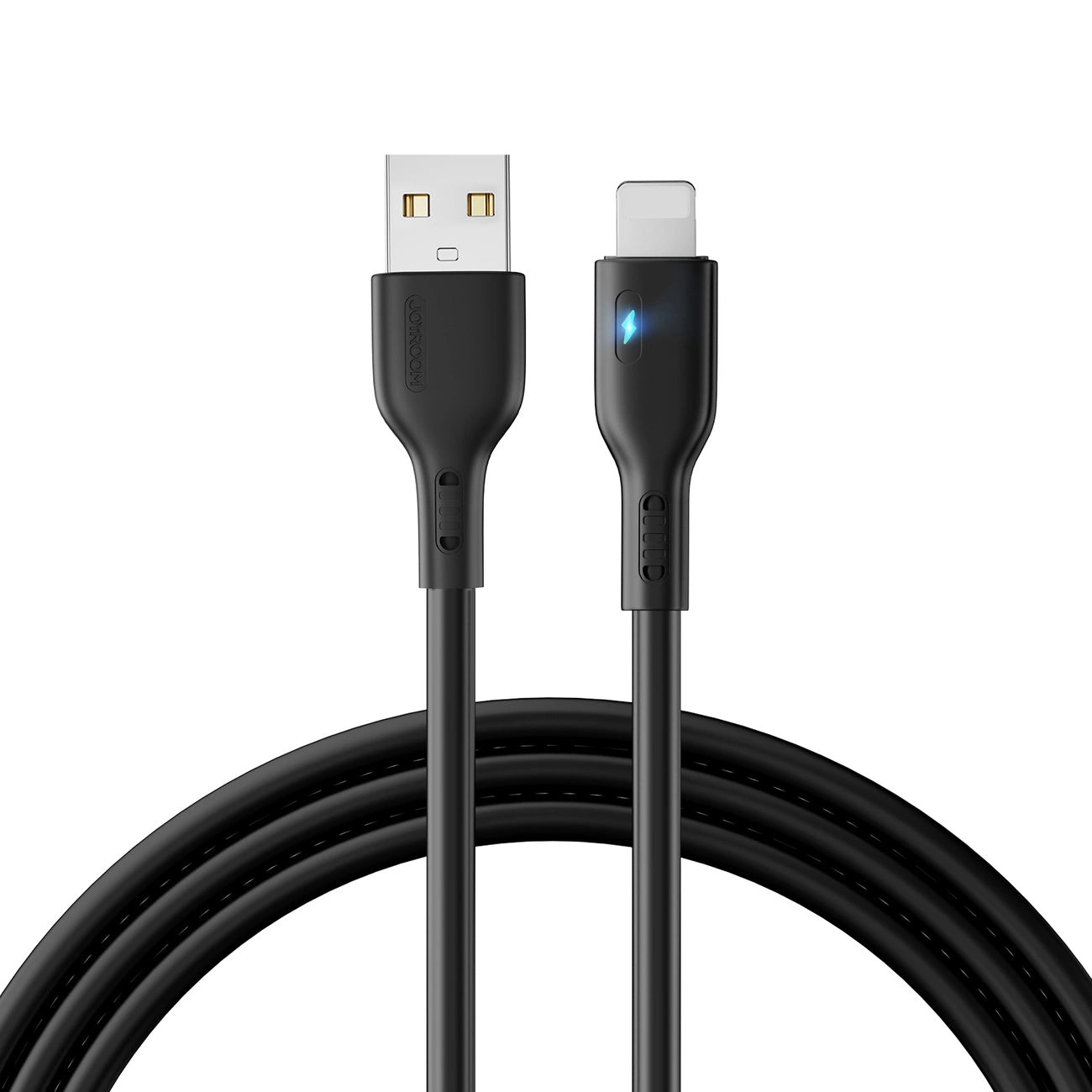 USB-A - Lightning Data- en Oplaadkabel Joyroom A13, 18W, 2m, Zwart