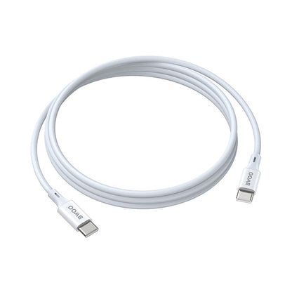 Data- en Oplaadkabel USB-C - USB-C BWOO X282, 60W, 1m, Wit