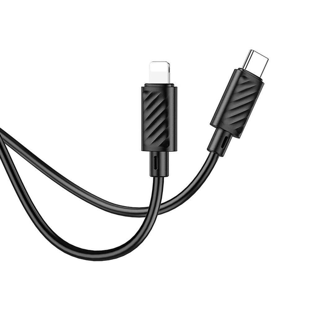 USB-C - Lightning Data en Oplaadkabel HOCO X88, 20W, 1m, Zwart