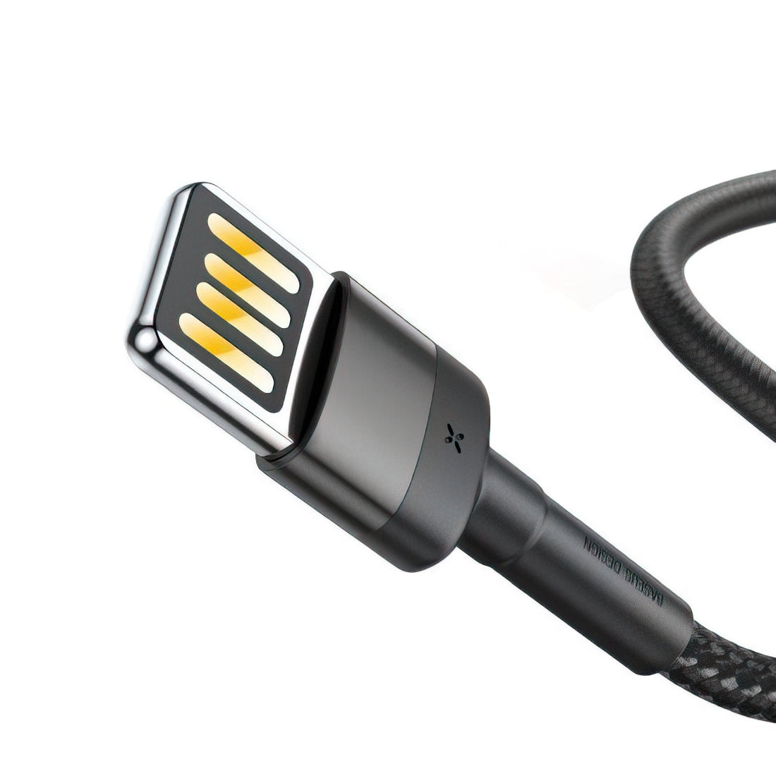 USB-A - Lightning Baseus Cafule Special Edition Data- en Oplaadkabel, 18W, 1m, Grijs CALKLF-GG1