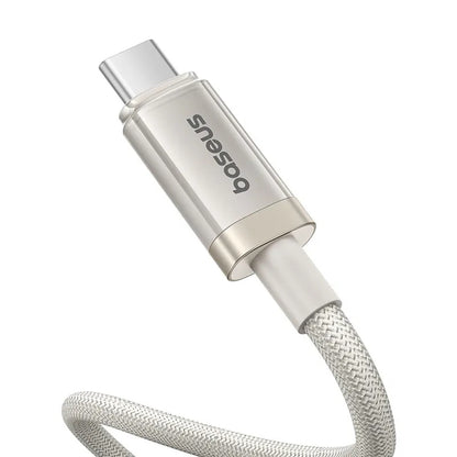 USB-C Data en Oplaadkabel - USB-C Baseus Titanium, 100W, 1m, Zilver P10378100G21-00
