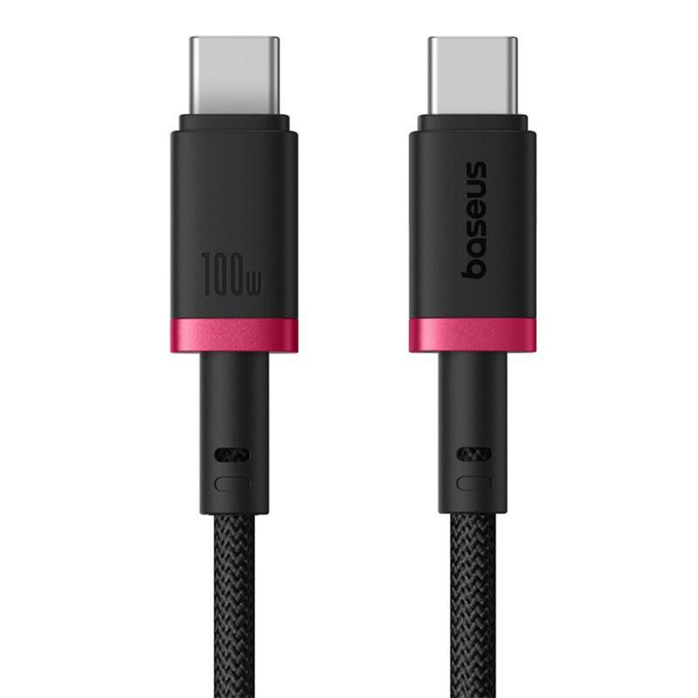 USB-C Data en Oplaadkabel - USB-C Baseus Dura Series, 100W, 1m, Rood P10377803U01-01