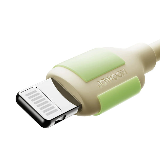 USB-C - Lightning Data- en Oplaadkabel Joyroom S-A53, 30W, 2m, Beige
