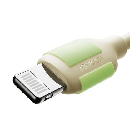 USB-C - Lightning Data- en Oplaadkabel Joyroom S-A53, 30W, 2m, Beige