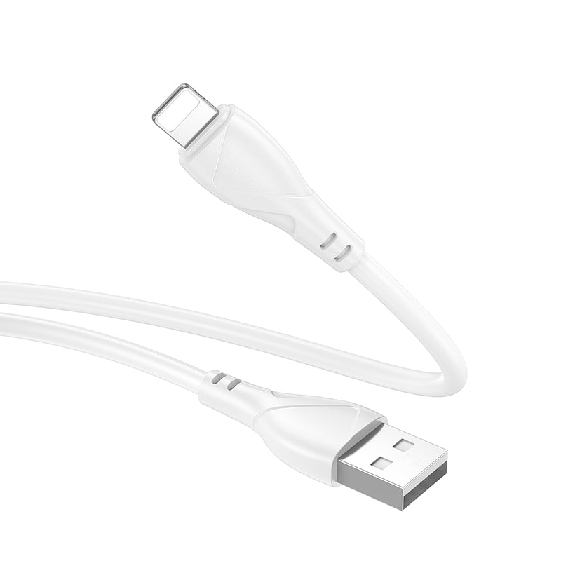 Data- en Oplaadkabel USB-A - Lightning Borofone BX121 Energy, 18W, 1m, Wit