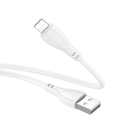 Data- en Oplaadkabel USB-A - Lightning Borofone BX121 Energy, 18W, 1m, Wit