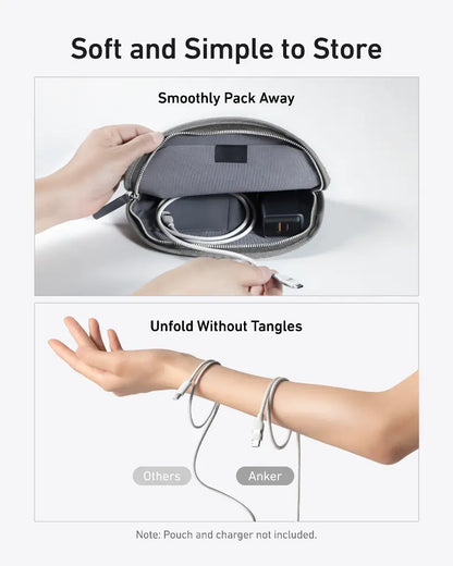 USB-C Data and Charging Cable - USB-C Anker, 240W, 0.9m, White A82E2H21