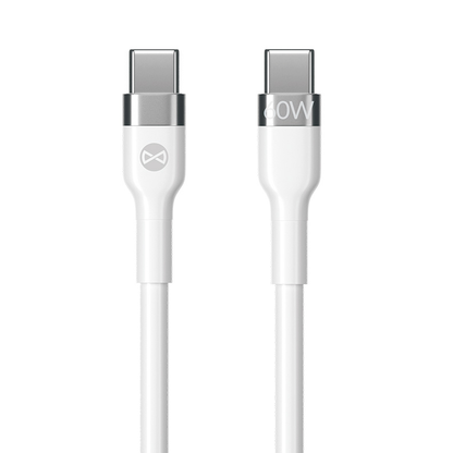 USB-C Data- en Oplaadkabel - USB-C Forever Flexible, 60W, 2m, Wit