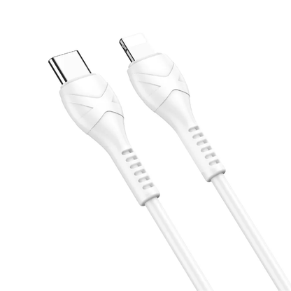 USB-C - Lightning Data- en Oplaadkabel HOCO X37, 27W, 1m, Wit