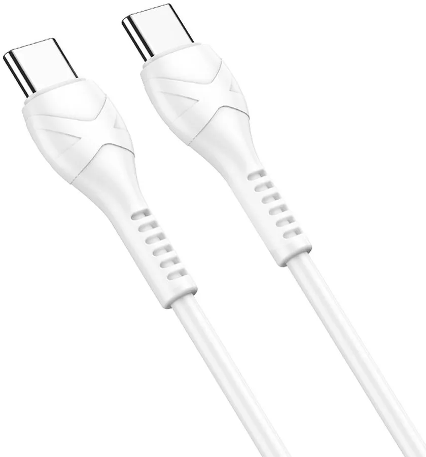 USB-C Data en Oplaadkabel - USB-C HOCO X37, 60W, 1m, Wit