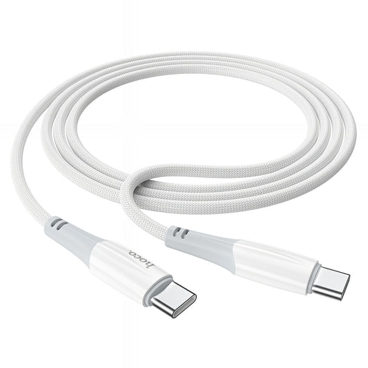 USB-C Data en Oplaadkabel - USB-C HOCO X70, 60W, 1m, Wit