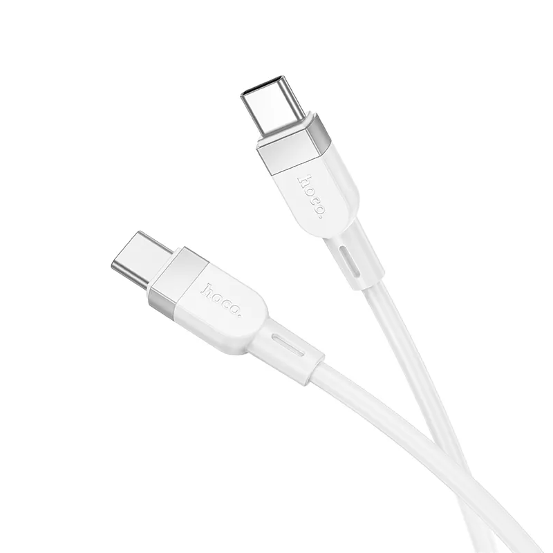 USB-C Data- en Oplaadkabel - USB-C HOCO X109, 60W, 1m, Wit