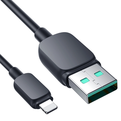 USB-A - Lightning Data- en Oplaadkabel Joyroom S-A14, 18W, 1,2m, Zwart