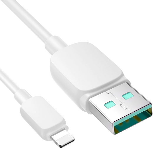 USB-A - Lightning Data- en Oplaadkabel Joyroom S-A14, 18W, 1,2m, Wit
