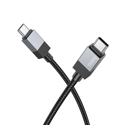 USB-C Data- en Oplaadkabel - USB-C HOCO X110, 60W, 1m, Zwart