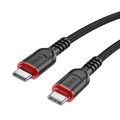USB-C Data- en Oplaadkabel - USB-C HOCO X59 Victory, 60W, 3m, Zwart