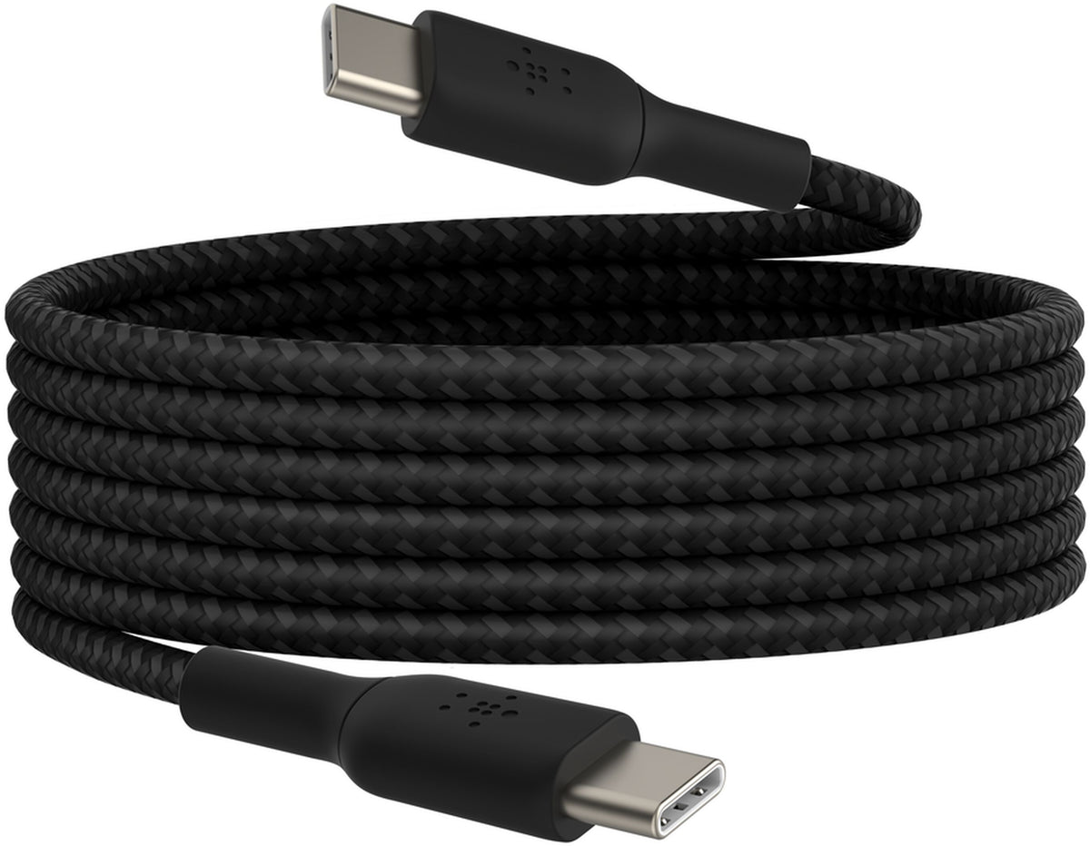 USB-C Data- en Oplaadkabel - USB-C Belkin BoostCharge Pro, 60W, 2m, Zwart CAB004bt2MBK