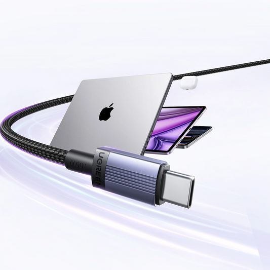 USB-C Data- en Oplaadkabel - USB-C UGREEN, 100W, 1m, Zwart