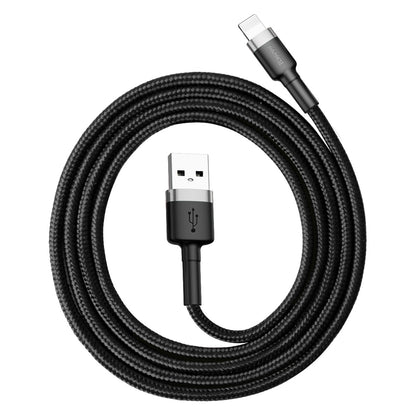 Data and Charging Cable USB-A - Lightning Baseus Coffee, 18W, 1m, Gray CALKLF-BG1