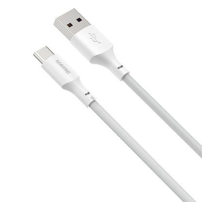 Data and Charging Cable USB-A - USB-C Baseus, 40W, 1.5m, White TZCATZJ-02