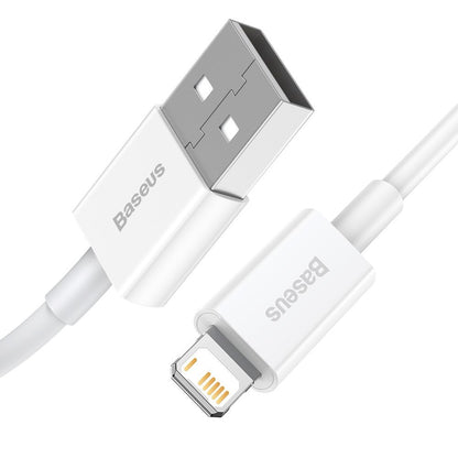 Data and Charging Cable USB-A - Lightning Baseus Superior Series, 20W, 1m, White CALYS-A02