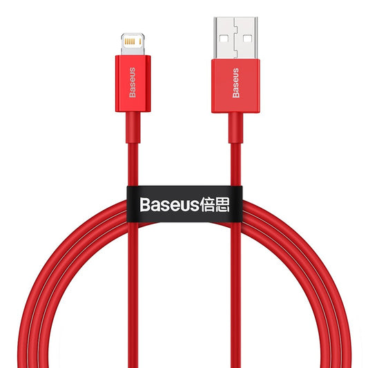 Data and Charging Cable USB-A - Lightning Baseus Superior Series, 20W, 1m, Red CALYS-A09 