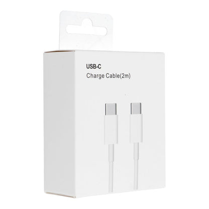 USB-C Data and Charging Cable - USB-C OEM HD26 Box, 30W, 2m, White