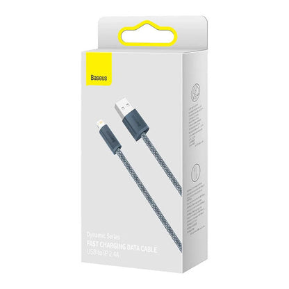 Data and Charging Cable USB-A - Lightning Baseus Dynamic Series, 18W, 1m, Grey