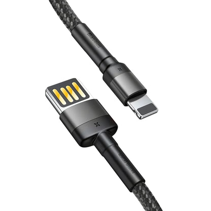 Data and Charging Cable USB-A - Lightning Baseus Coffee, 18W, 2m, Gray CALKLF-HG1