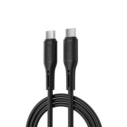 USB-C Data and Charging Cable - USB-C WiWu Wi-C043E Starlink, 60W, 1m, Black