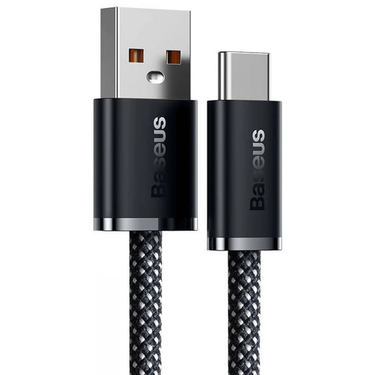 USB-A naar USB-C Data- en Oplaadkabel Baseus Dynamic Series, 100W, 2m, Grijs CALD000716