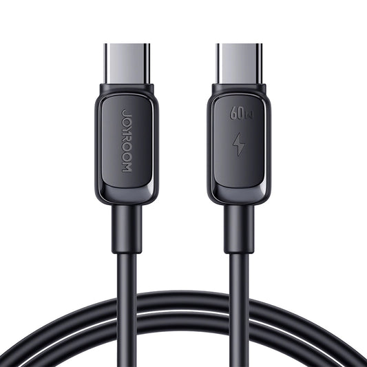 USB-C - USB-C Data- en Oplaadkabel Joyroom A14, 60W, 1.2m, Zwart