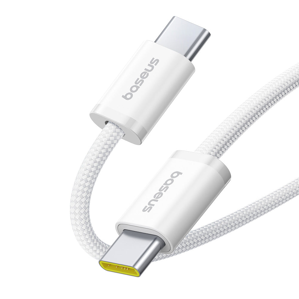 Data- en Oplaadkabel USB-C - USB-C Baseus Dynamic 4 Series, 100W, 1m, Wit P10381400211-00