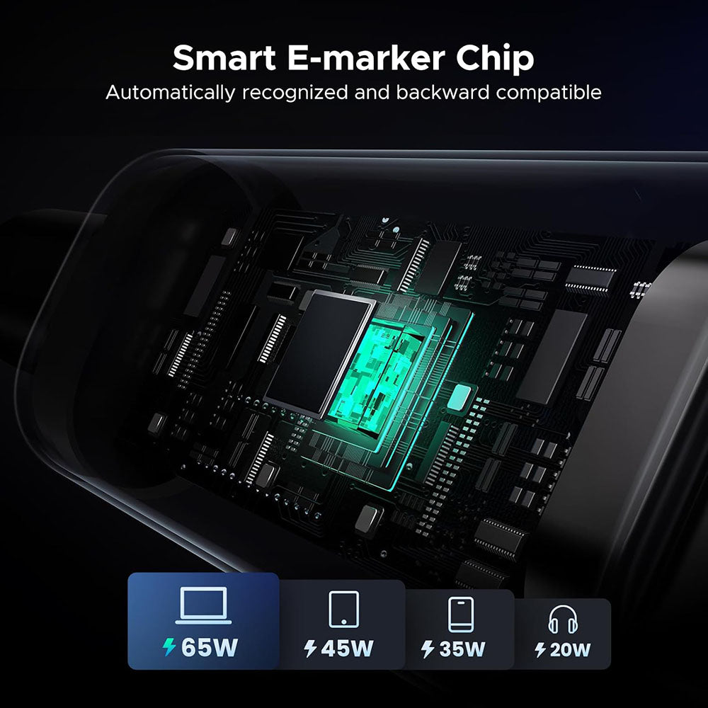 USB-C Data- en Oplaadkabel - USB-C UGREEN L509, 100W, 2m, Gri