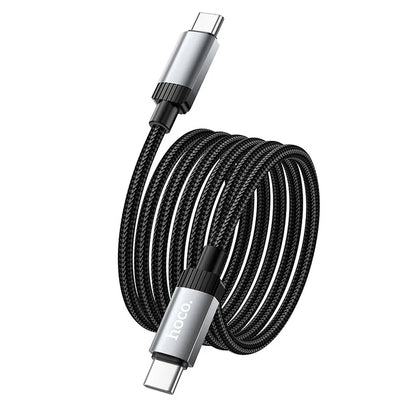 USB-C Data- en Oplaadkabel - USB-C HOCO X117, 60W, 1m, Zwart