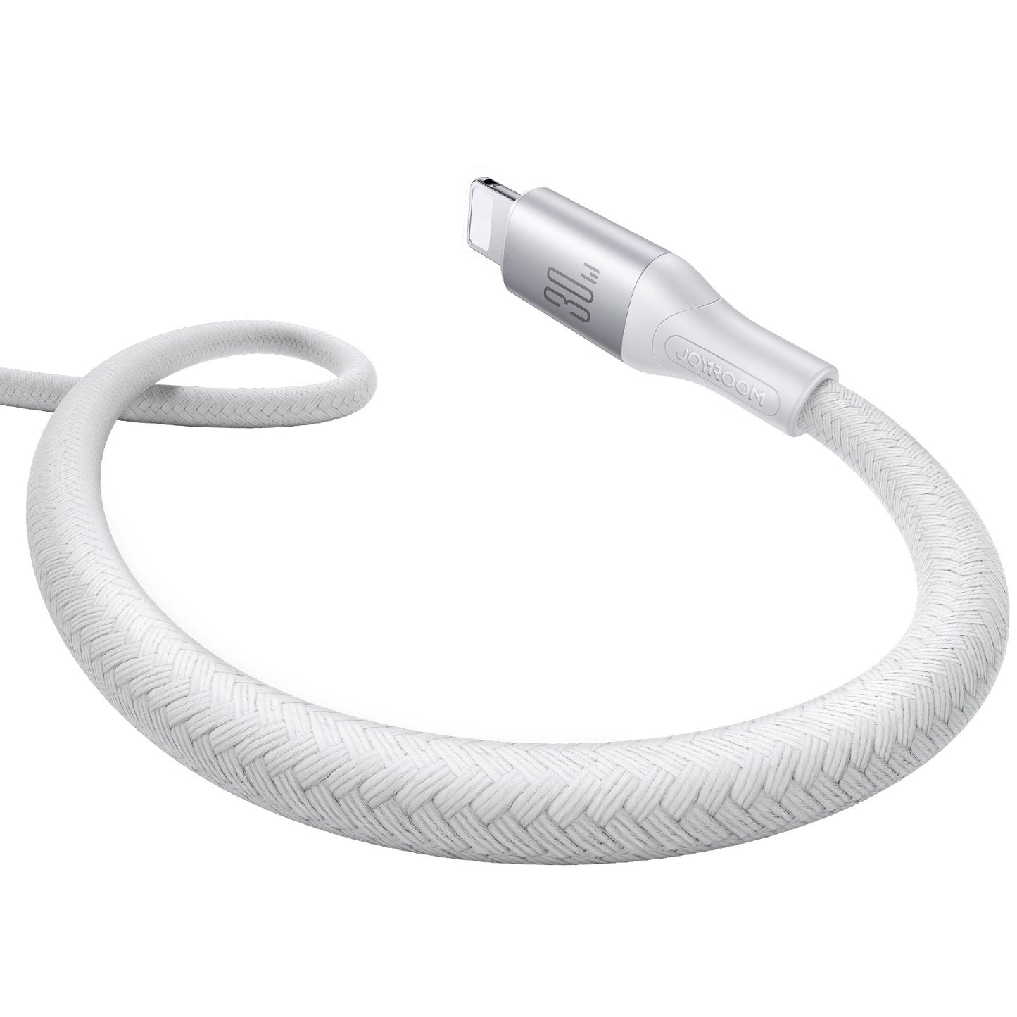 USB-C - Lightning Data en Oplaadkabel Joyroom S-A28 Flash, 30W, 1m, Wit