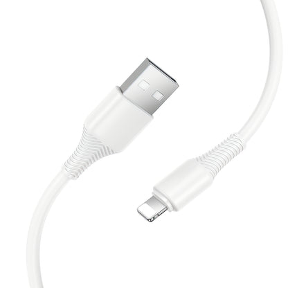 Data- en Oplaadkabel USB-A - Lightning HOCO X120, 18W, 1m, Wit