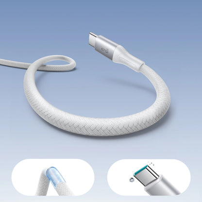 Data- en Oplaadkabel USB-A - USB-C Joyroom S-A28 Flash, 30W, 2m, Wit